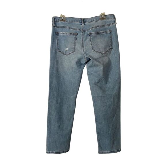 Sonoma Girlfriend Jeans Blue Light Wash Relaxed Fit Size 4 - Picture 2 of 11